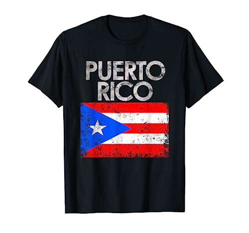 Vintage Puerto Rico Puerto Rican Flag Pride Gift T-Shirt