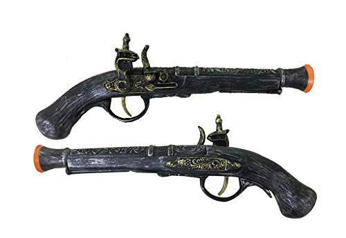 14' Foam AC Black Flag Antique Flintlock Foam Cosplay (Black Wood)