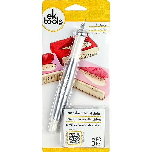 EK tools Retractable Knife and Blades, New Package