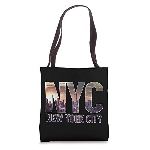 NYC New York City Silhouette USA United States Tourist Tote Bag