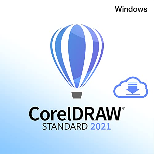 [Old Version] CorelDRAW Standard 2021 | Graphic Design Software for Hobby or Home Business | Illustration, Layout, and Photo Editing [PC Download]