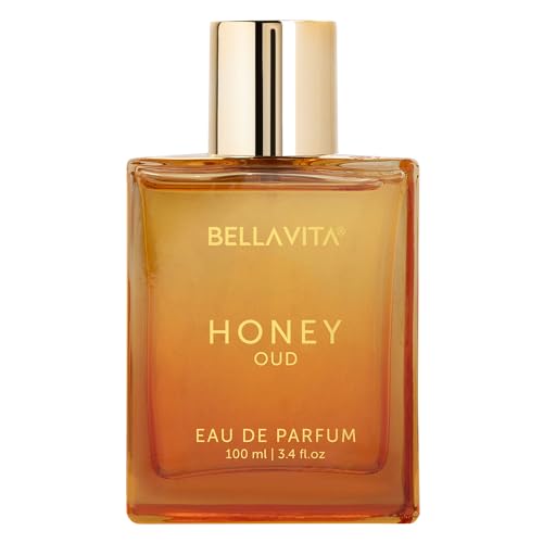 Honey Oud Eau de Parfum (3.4 fl. oz.) | Patchouli, Vanilla, Bergamot, Floral & Spicy + Made with Clean & Vegan Essentials Oils + Cruelty Free | Long-Lasting Unisex Fragrance