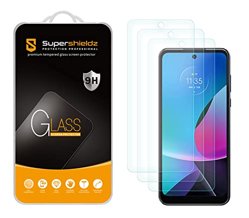 Supershieldz (3 Pack) Designed for Motorola Moto G Power 5G (2023) [Not Fit for 2020-2022 Model] Tempered Glass Screen Protector, Anti Scratch, Bubble Free