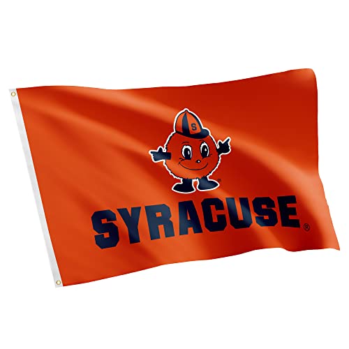 Syracuse University Flag SU Cuse Orange Flags Banners 100% Polyester Indoor Outdoor 3x5 (Style 5)