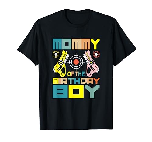 Mommy of the Birthday Boy Matching Laser Tag Birthday Party T-Shirt
