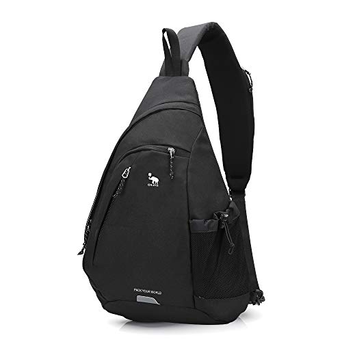 Kimlee Sling Bag One Strap Backpack for Men, Crossbody Shoulder Bag Travel Hiking Daypack Casual Chest Bag for Walking Travel