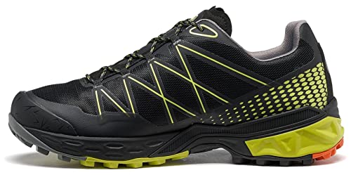 Asolo Tahoe GTX Hiking Shoes - Men's Black/Safety Yellow 11