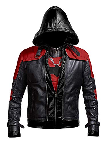 Lasumisura Replica Style Black Hood Men Vest and Jacket 2 in 1 - Medium