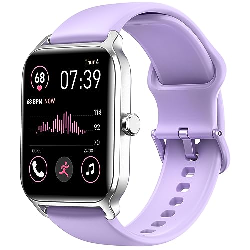 Fitpolo Smart Watches for Women Men, Alexa Built-in 1.8' Fitness Tracker Watch for Android iOS, Waterproof Activity Trackers with 100 Sports, GPS via Phone, Heart Rate Sleep SpO2 Monitor