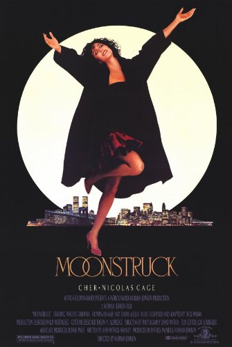Moonstruck Movie Poster (11 x 17 Inches - 28cm x 44cm) (1987) Style A -(Cher)(Nicolas Cage)(Olympia Dukakis)(Danny Aiello)(Vincent Gardenia)(Julie Bovasso)