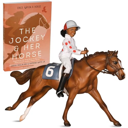 Breyer Horses Freedom Series Cheryl White Horse and Book Set Horse and Book Series | Horse Toy Model | 1:12 Scale Freedom Series Horse Figurine | Model #6236