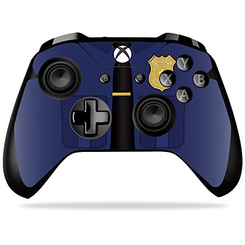 MightySkins Skin Compatible with Microsoft Xbox One X Controller - Policeman | Protective, Durable, and Unique Vinyl Decal wrap Cover | Easy to Apply, Remove, and Change Styles | Made in The USA