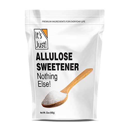 It's Just - Allulose, Sugar Substitute, Keto Friendly Sweetener, Non-Glycemic, Non-GMO (32oz)