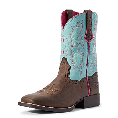 Ariat Tombstone Western Boot Bay Brown/Bell Blue 10