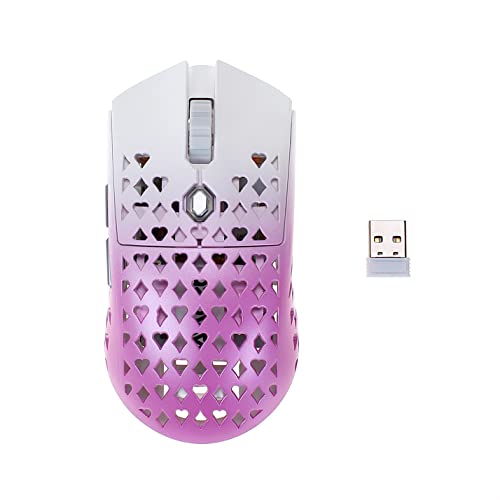 Vancer Gretxa Wireless Ultralight Gaming Mouse 3370 Sensor - PTFE - 69g (Pink Fade)