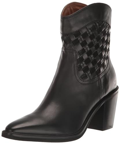 Lucky Brand Women's Aryleis Western Bootie Ankle Boot, Black, 8