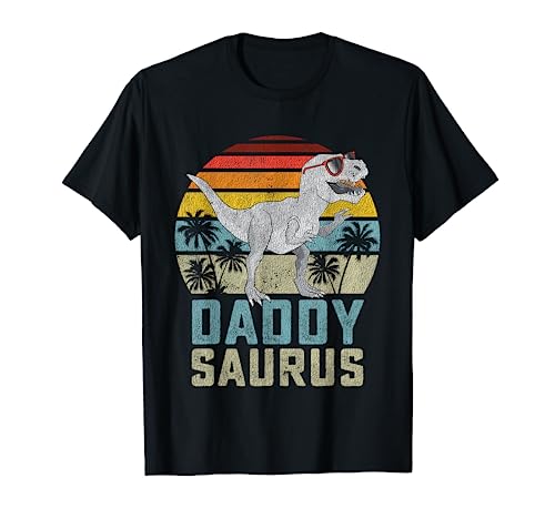 Daddysaurus T Rex Dinosaur Daddy Saurus Family Matching T-Shirt