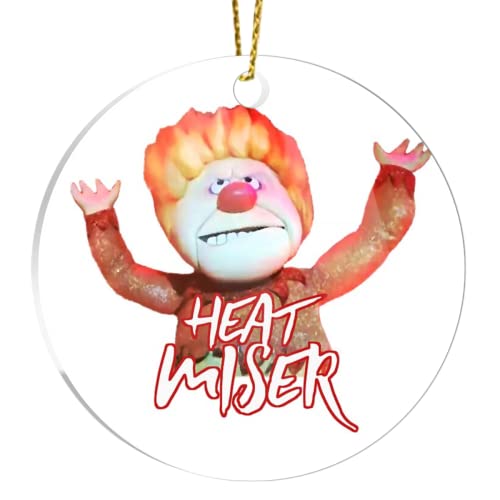 Ornaments Christmas Tree Heat Acrylic Miser Decor Decorations Xmas Ornament for Home Party Decorations Hanging Holidays Events