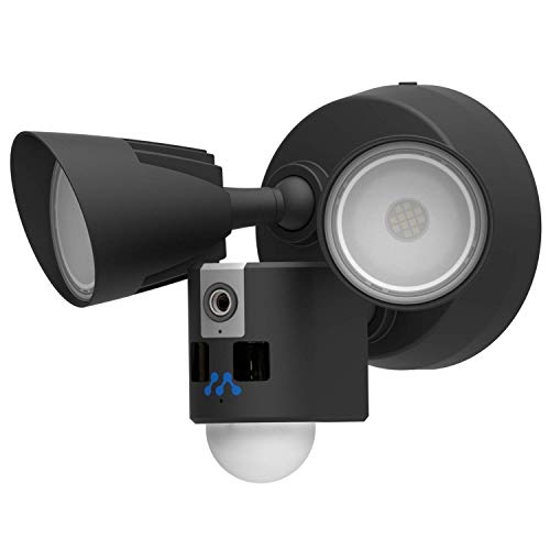 Momentum Aria Outdoor Floodlight Camera Motion-Activated HD Security Cam 2-Way Talk, Siren, LED Bulbs for iOS & Android