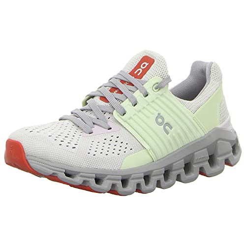 ON Women's Cloudswift Running Shoes, Ice/Oasis, 8