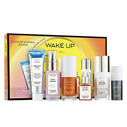Sunday Riley Wake Up With Me Complete Brightening Morning Routine Kit, 1 ct.