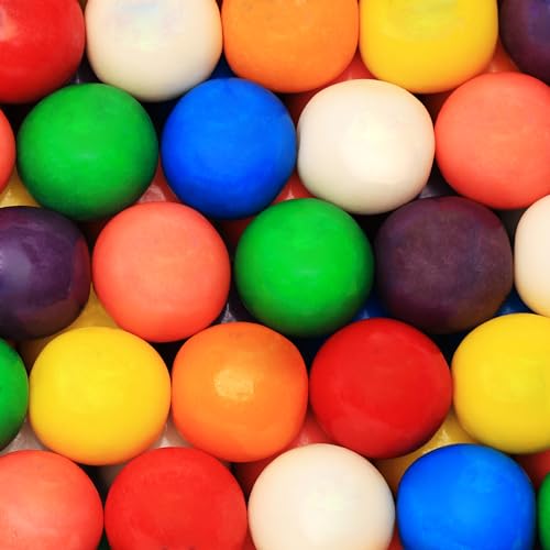 Gumballs for Gumball Machine - 1 Inch Large Gumballs - King Gumballs in Bulk - 1.7 Lb Gumball Machine Refills - 96 Pcs Double Bubble Gumballs - Bulk Gum for Kids - Assorted Chewing Gum Refill