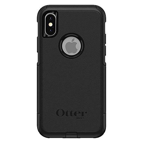 OtterBox iPhone Xs AND iPhone X Commuter Series Case - BLACK, slim & tough, pocket-friendly, with port protection