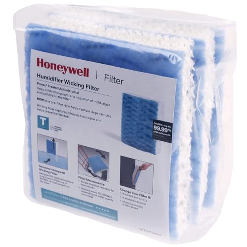 Honeywell Replacement Wicking Filter T, 3 pack, white, 3 Count