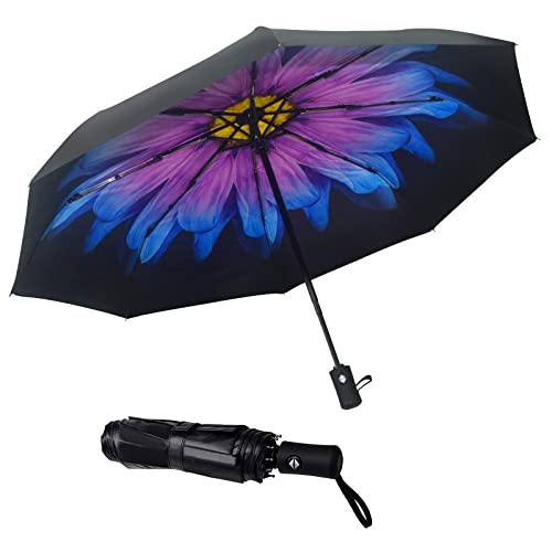 SY COMPACT Travel Umbrella Windproof Automatic Umbrellas-Factory Outlet umbrella