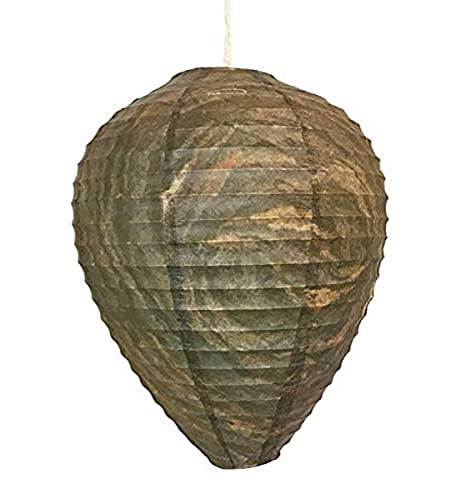Patio Eden by Maad Brands - Wasp Nest Decoy - 3 Pack- Eco Friendly Hanging Wasp Repellent