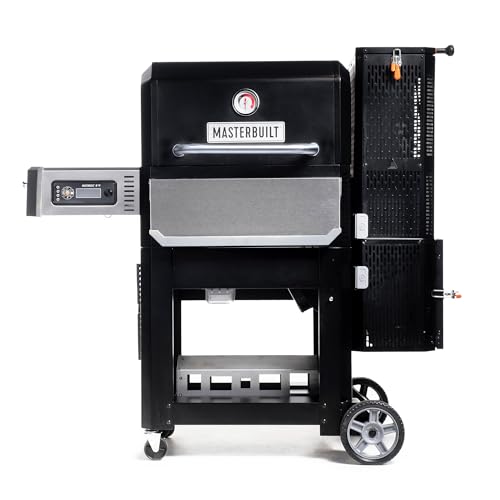 Masterbuilt Gravity Series 800 Digital Charcoal Grill, Griddle and Smoker with Digital Control, App Connectivity and 800 Cooking Square Inches in Black, Model MB20040221