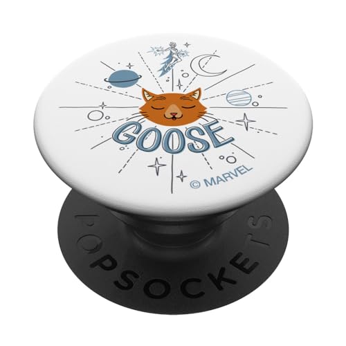 Marvel Captain Marvel Goose the Cat Cosmic Sketch PopSockets Standard PopGrip