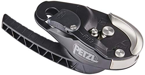 PETZL Unisex_Adult Descender D021AA01 Detector Rigs Black, Solid, Standard Size