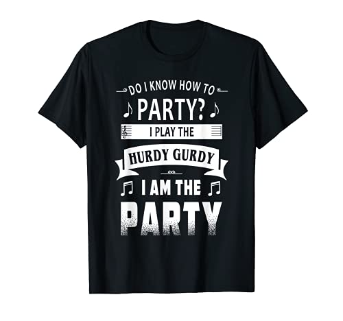 Hurdy Gurdy player party tee T-Shirt