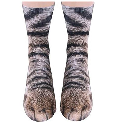 NDLBS Funny Christmas Gifts Novelty 3D Animal Paw Socks Stocking Stuffers for Adult Women Men Teens Gag White Elephant Gifts