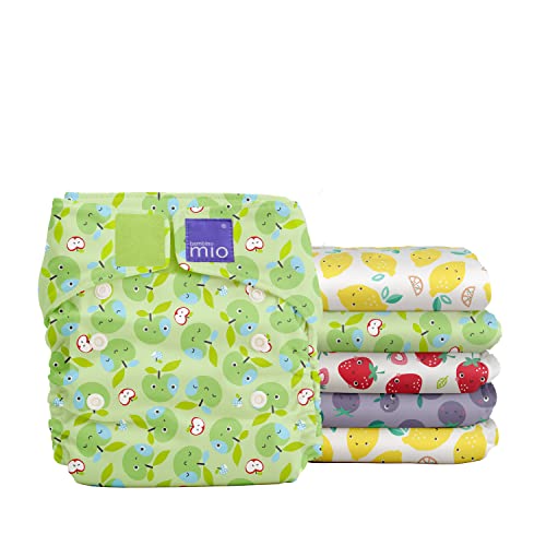 Bambino Mio, Miosolo Classic Cloth Diapers Set, OneSize, Cute Fruit 2