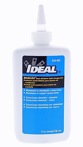 IDEAL Electrical 30-030 Noalox Anti-Oxidant - 8 oz. Bottle, Anti-Oxidant for Aluminum Electrical Applications, Reduces Galling