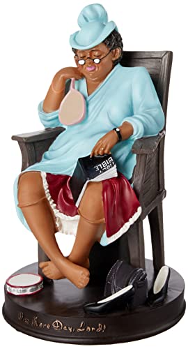 African American Expressions - One More Day, Lord Figurine (5.25' x 5.25' x 7.5') F1MD-01