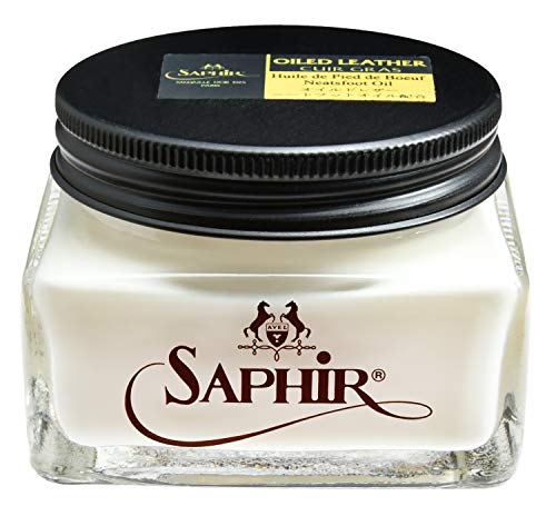SAPHIR Medaille d’Or Oiled Leather Cream with Neatsfoot Oil for Nourishing and Water Repellence - Neutral