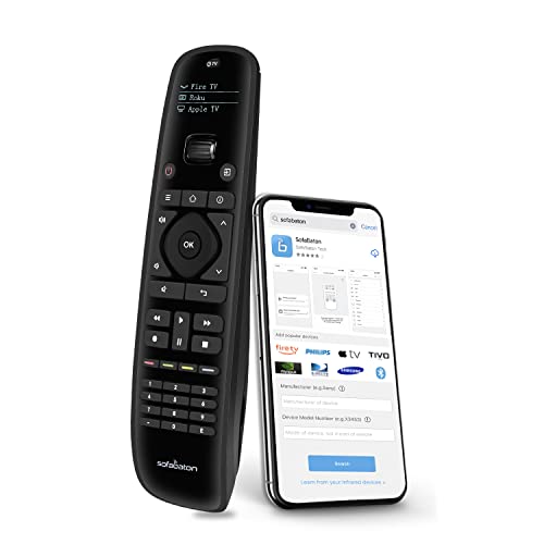 Sofabaton U1 Universal Remote with Smart APP, Control up to 15 Entertainment Devices, Universal TV Remote for LG,Samsung, TCL, Philips, Roku, Sony TV Replacement