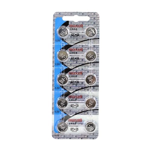 Maxell LR44 (A76) Batteries, 20 Count