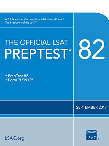 The Official LSAT PrepTest 82 (Official LSAT PrepTests)