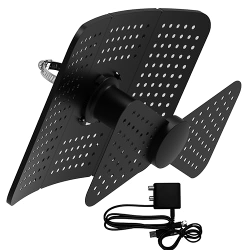 Outdoor Antenna HD Digital Smart TV Antenna with Strong Signal, Long Range, Supports 4K 1080P, 150 Miles Range,Support 2 TVs, Weather Resistant