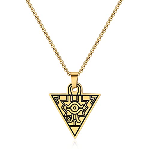 ORANGE . JEWELS Collier Game Necklace Anime Millenium Duel Monsters Pendant Egyptian Game Jewelry