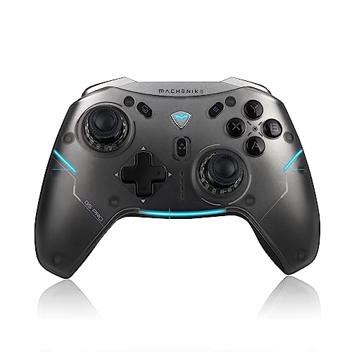 Machenike G5 Pro Tri-mode Switch Controller, USB/Bluetooth 5.0/2.4G, with Programmable Button, Joystick, Hall Trigger, Kailh Micro Switches, Switch Remote Gamepad for PC, NS, iOS, Android, TV box (Black)