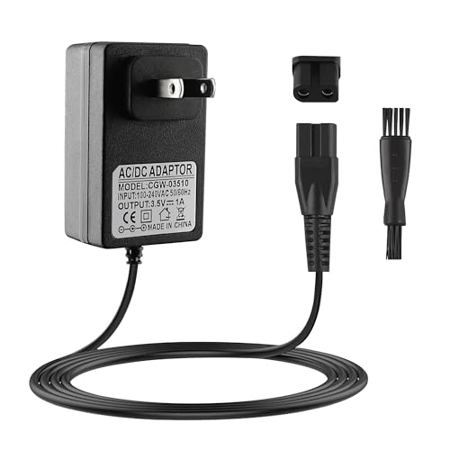 FNKTQL 3.5V Charger for Wahl 9649 Hair Clipper & Trimmer, 6.6FT Wall Power Supply Cord for Whal Shaver (Only Fit for Model 9649)