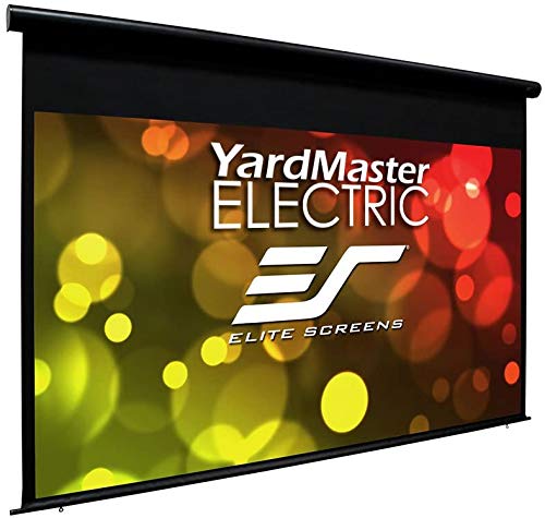 Elite Screens Yard Master Electric 165' Outdoor Motorized Projector Screen 16:9, Rain Water Protection Wireless Remote Control 8K 4K Ultra HD 3D Movie Theater Automatic Projection | OMS165H-ELECTRIC