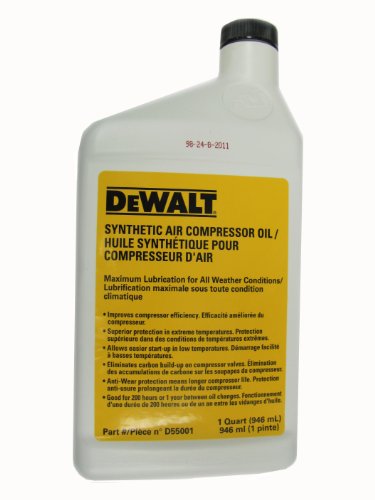 DEWALT Compressor Oil, 1-Quart (D55001)