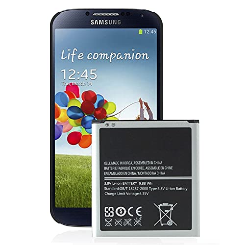 FFOGG Galaxy S4 Battery, 2600mAh High Capacity Li-ion Replacement Battery for Samsung Galaxy Galaxy S4, AT&T I337, Verizon I545, Sprint L720, T- Mobile M919, R970, I9500, I9505, Galaxy S4 LTE I9506