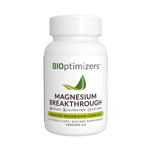 Magnesium Breakthrough Supplement 4.0 - Has 7 Forms of Magnesium: Glycinate, Malate, Citrate, and More - Natural Sleep and Brain Supplement - 30 Capsules